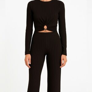 Chic Black Flare Pants for Women